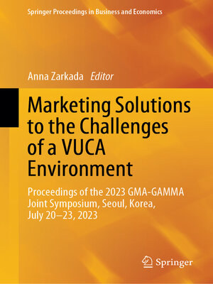 cover image of Marketing Solutions to the Challenges of a VUCA Environment
